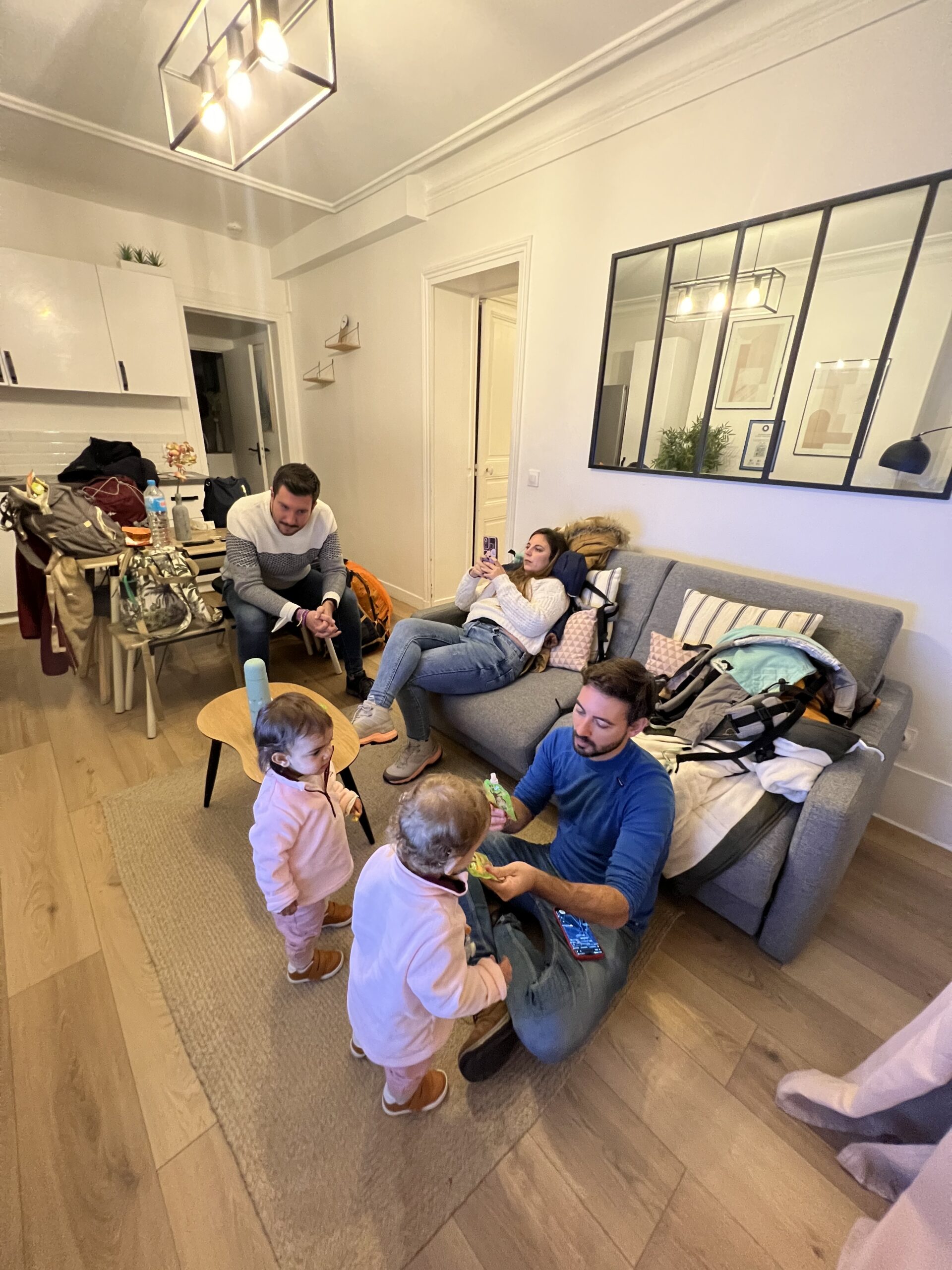 Familia interrail en Europa 