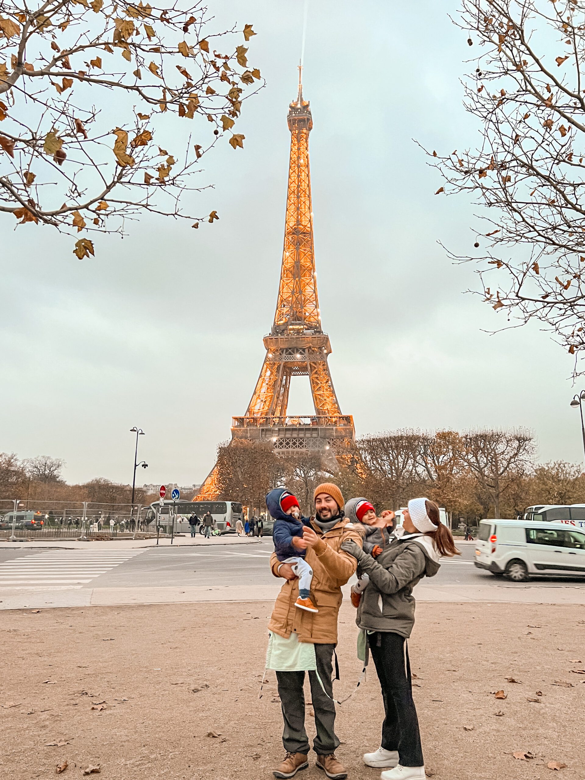 Familia interrail en Europa 
