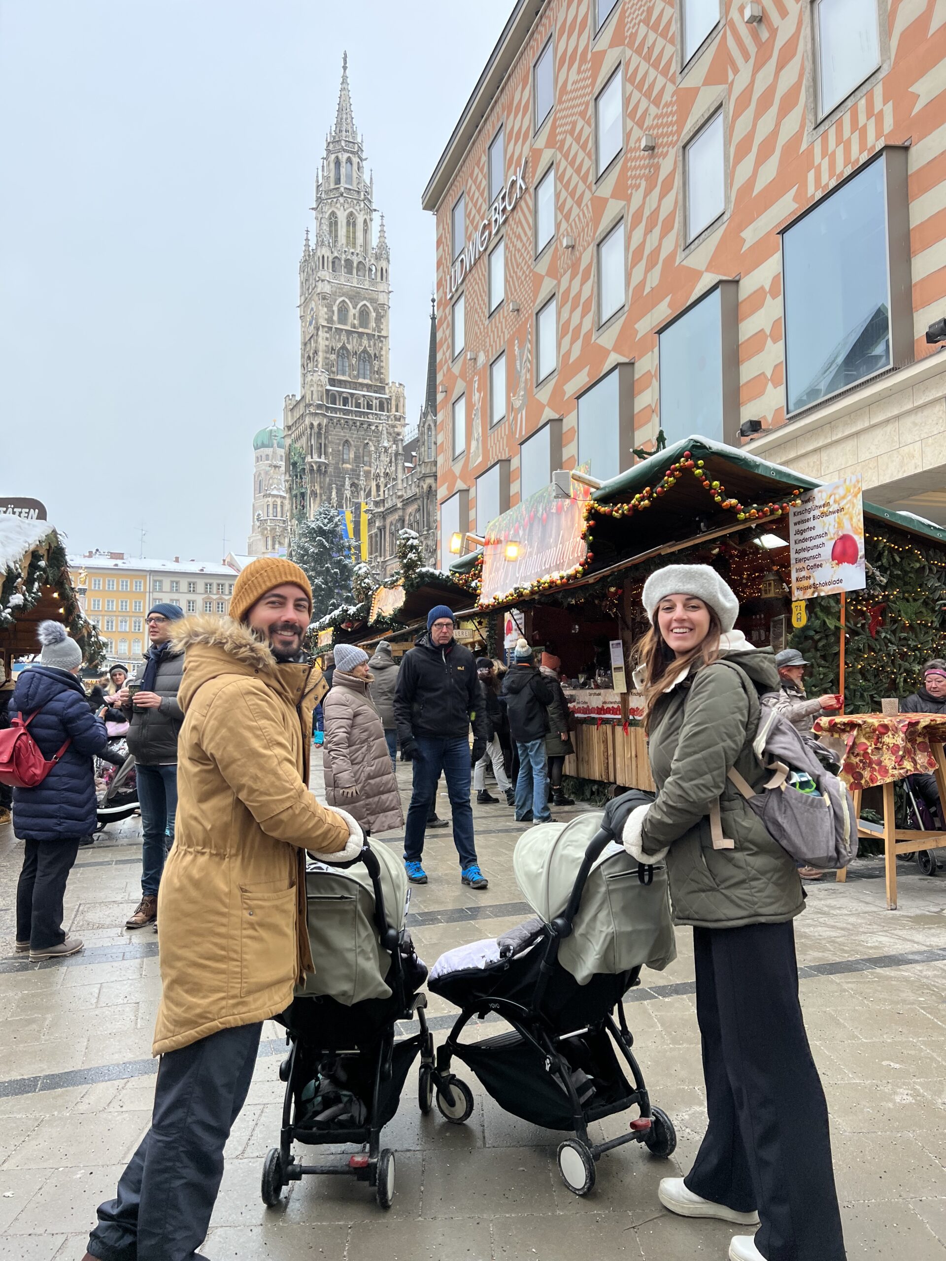 Familia interrail en Europa 